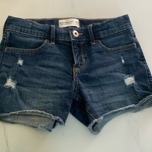 Abercrombie And Fitch girls denim shorts